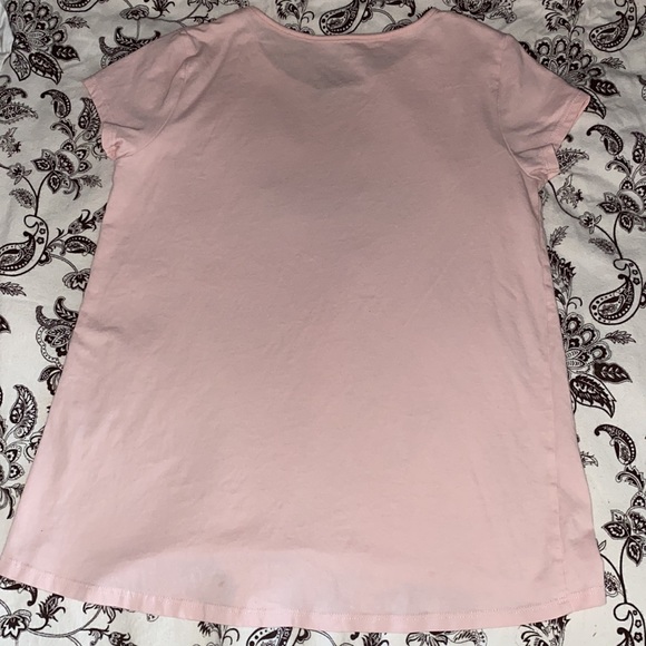 Selling Calvin Klein jeans t shirt size L/G (12/14) color pink - Picture 2 of 3